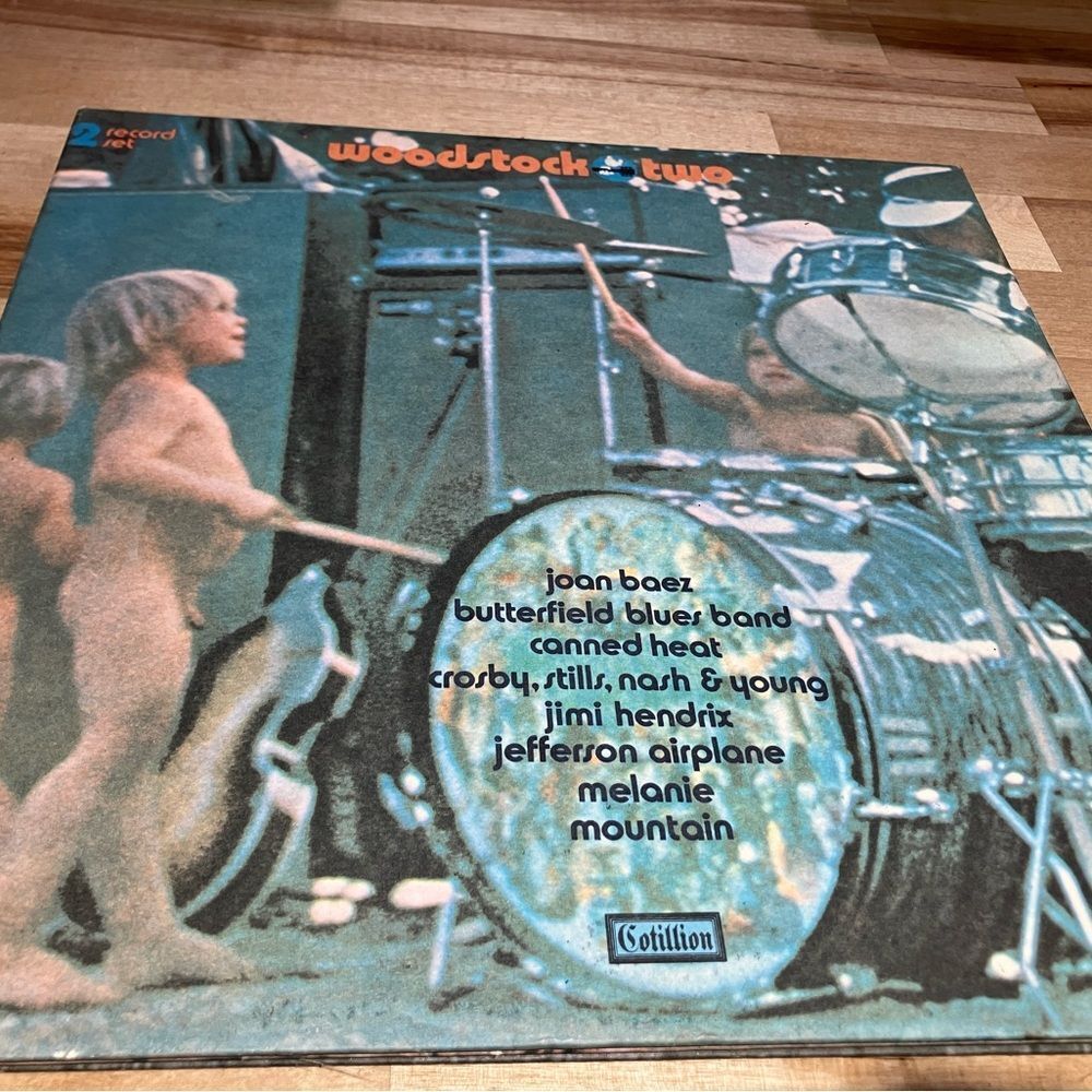 Woodstock two, two record set, vinyl records, excellent condition